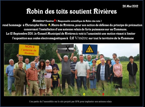 You are currently viewing Robin des toits soutient la commune de Rivières